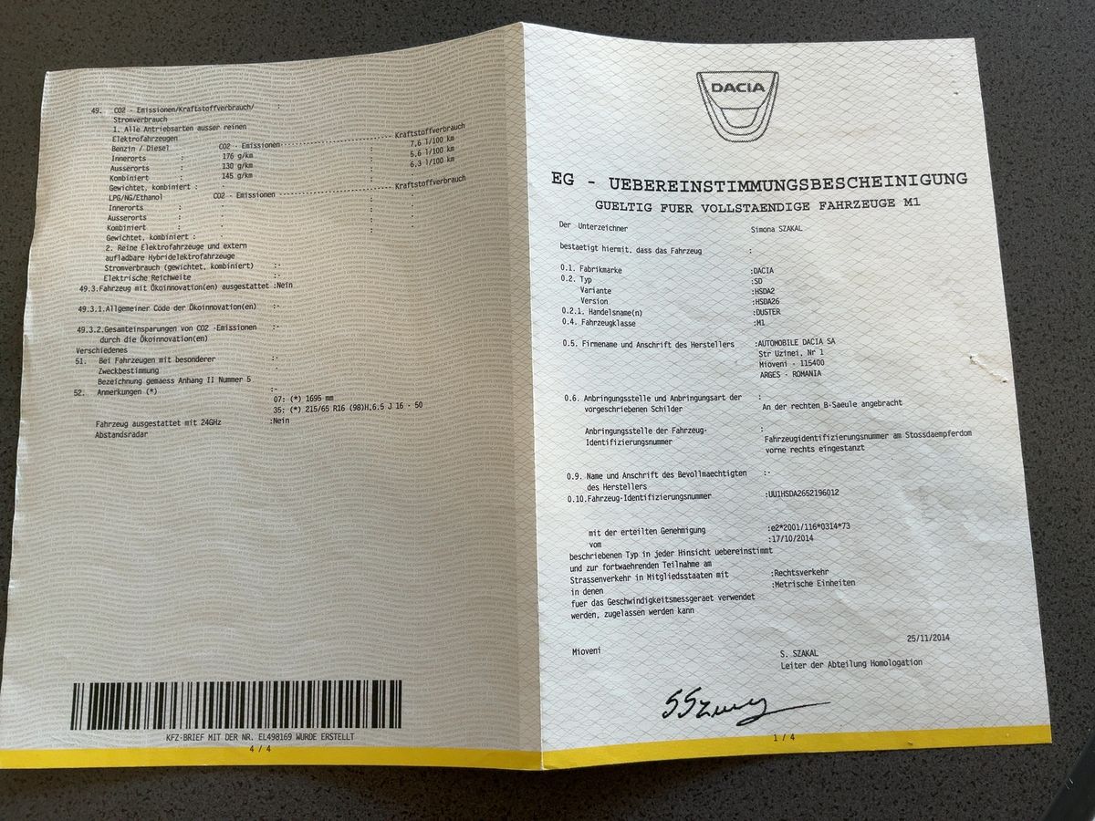 Dacia Duster d'occasion