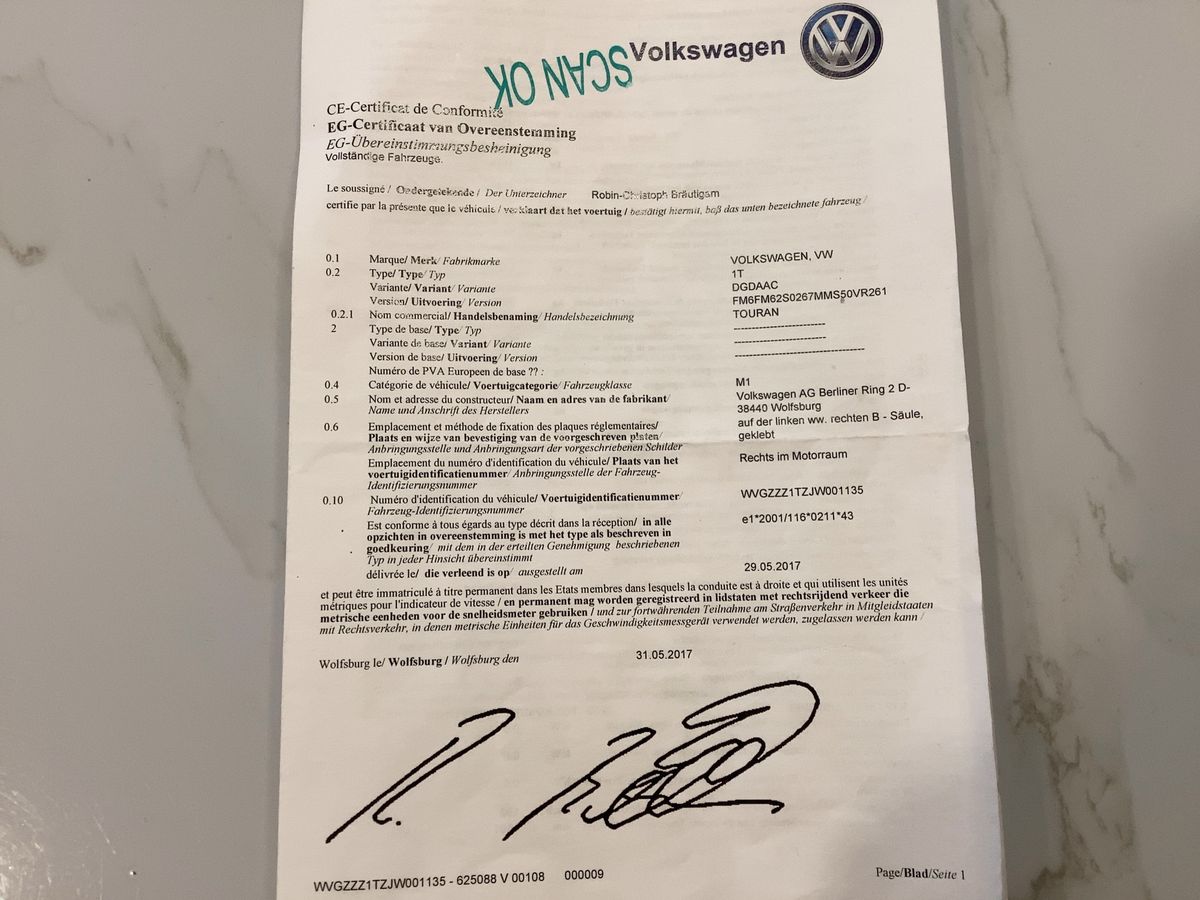 Volkswagen Touran d'occasion