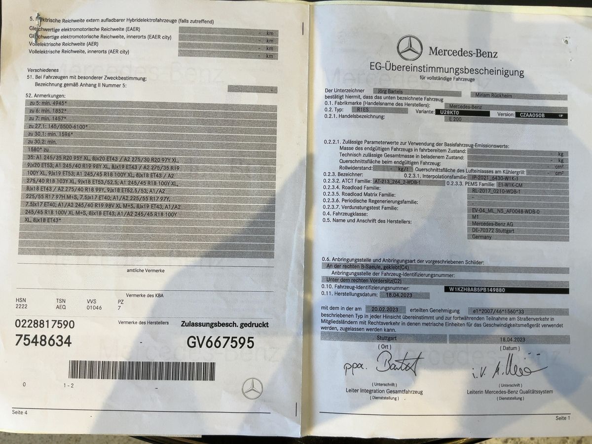 Mercedes-Benz E-Klasse d'occasion
