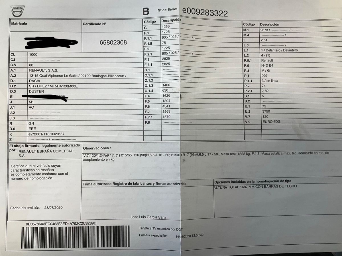 Dacia Duster d'occasion