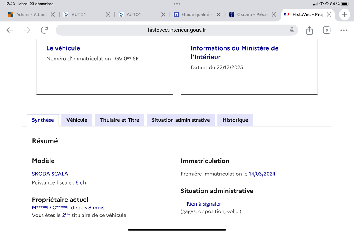 Skoda Scala d'occasion