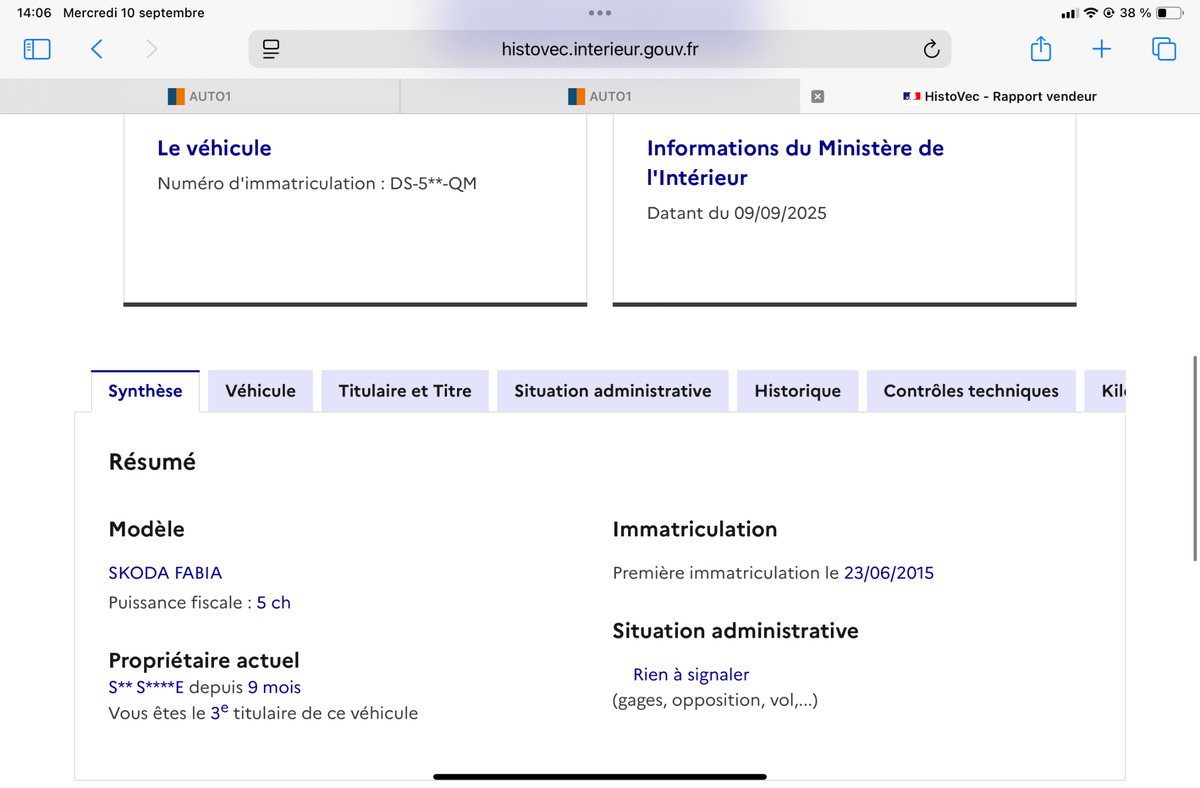 Skoda Fabia d'occasion