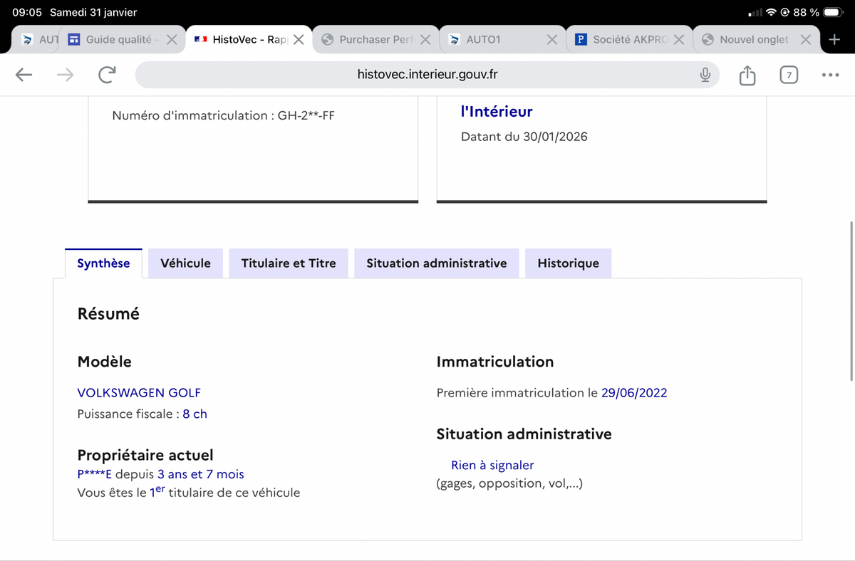 Volkswagen Golf d'occasion