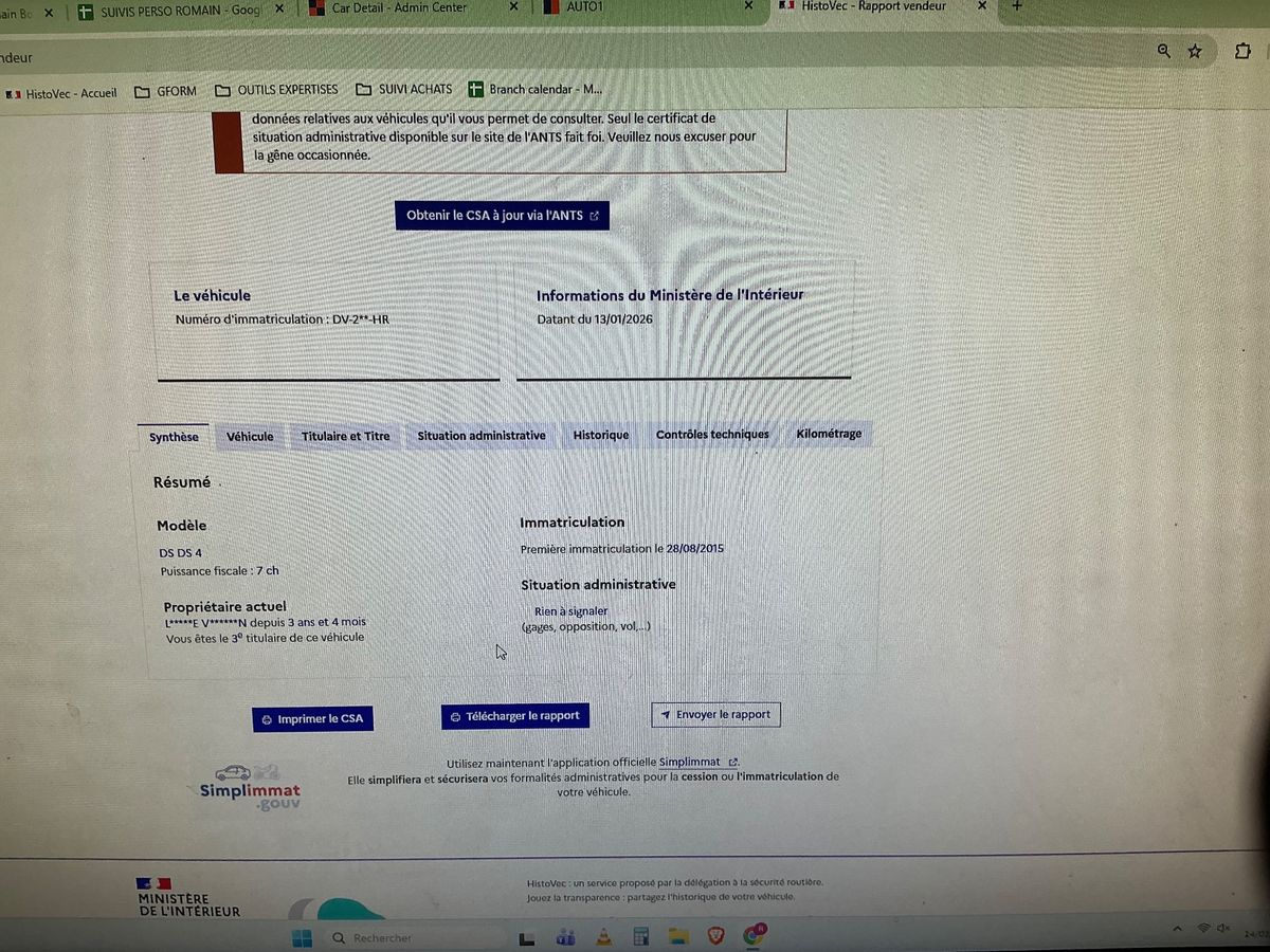 Citroen DS4 d'occasion