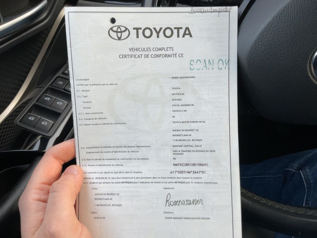 Toyota C-HR d'occasion