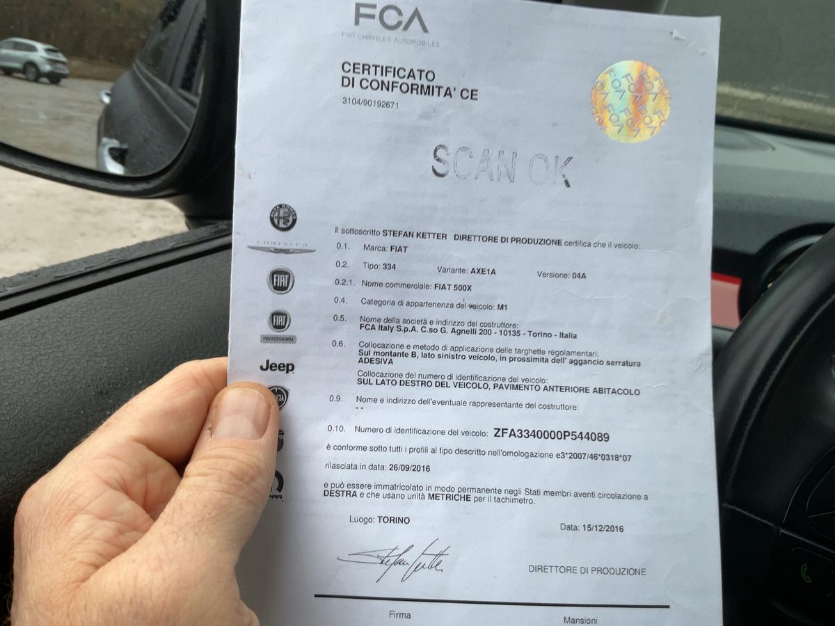 Fiat 500X d'occasion