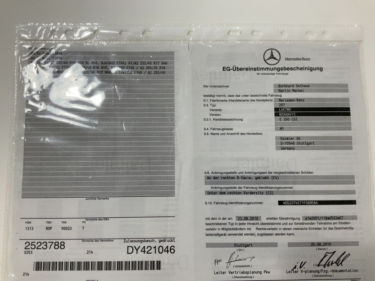 Mercedes-Benz E-Klasse d'occasion