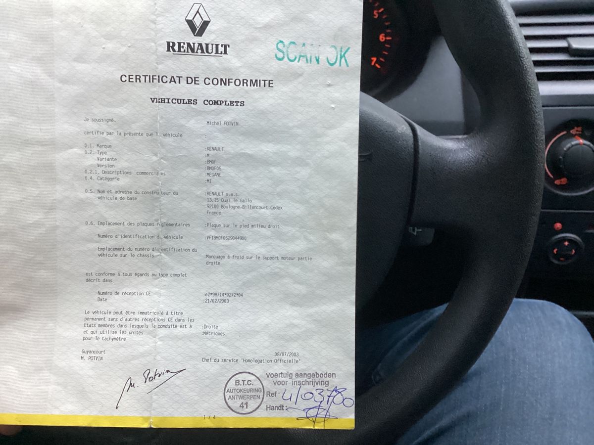 Renault Megane d'occasion