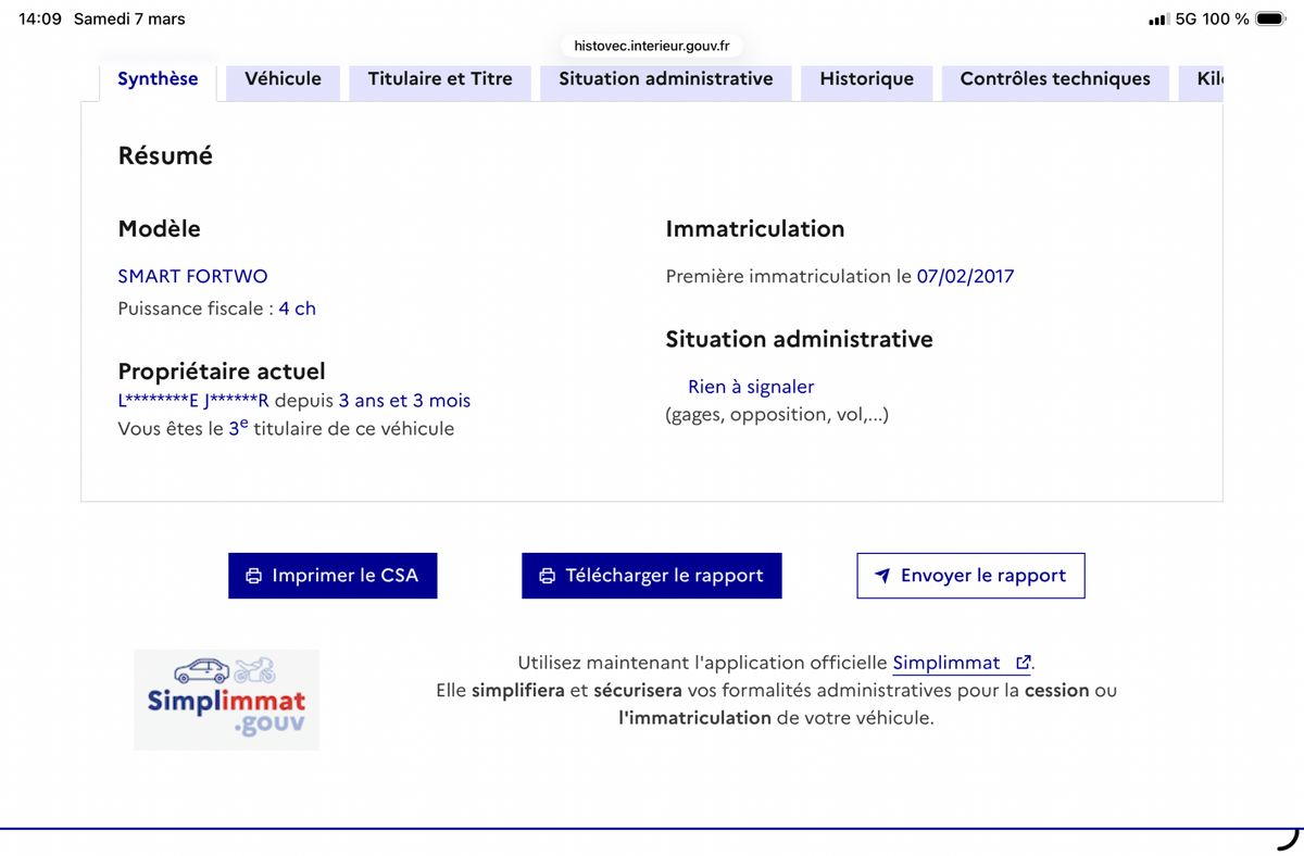 Smart fortwo d'occasion
