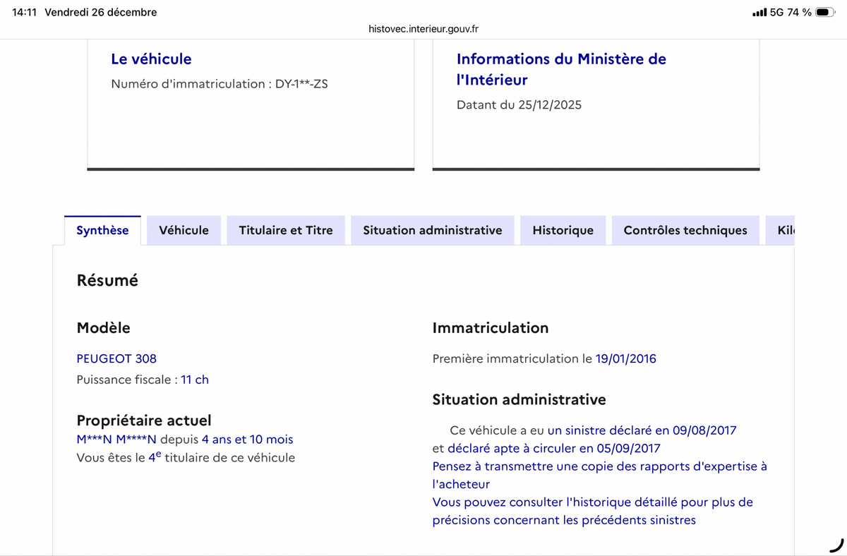 Peugeot 308 d'occasion