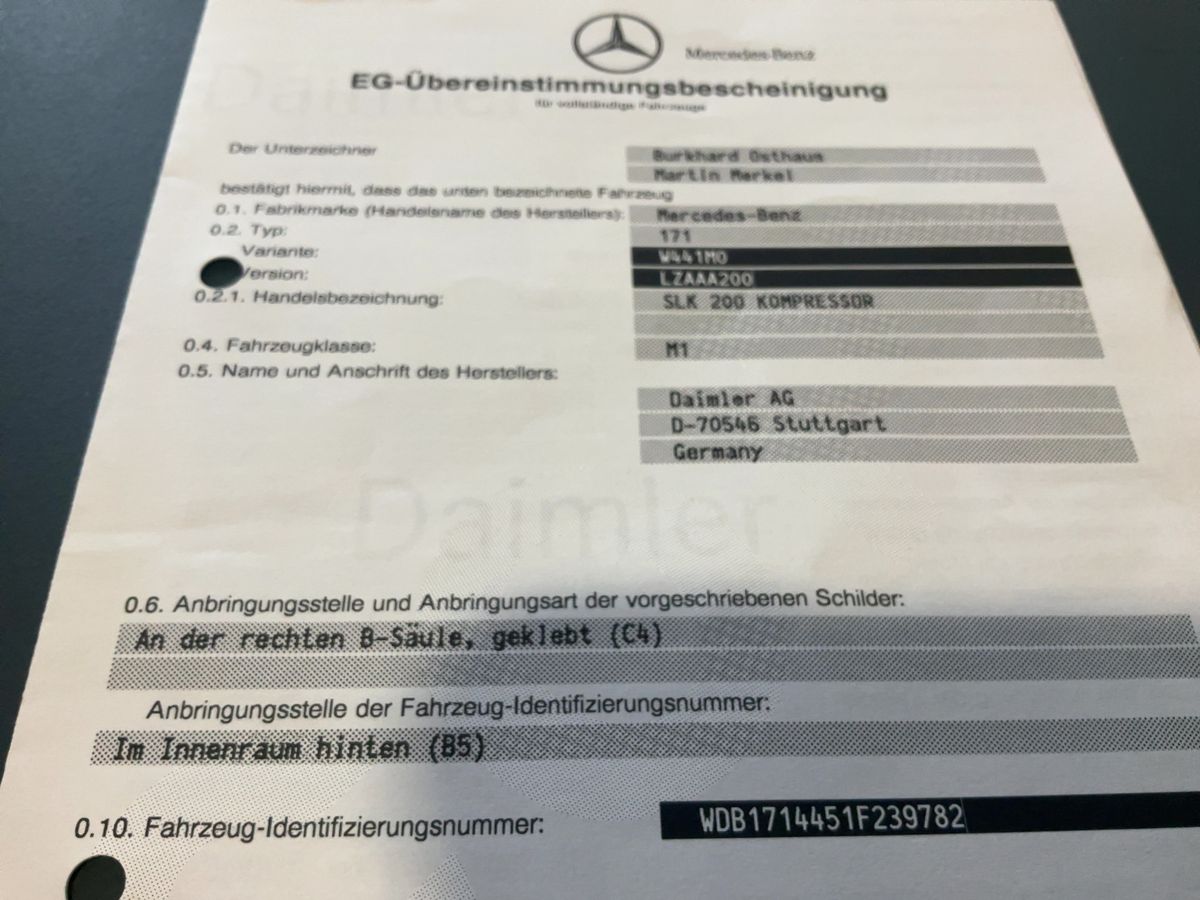 Mercedes-Benz SLK-Klasse d'occasion