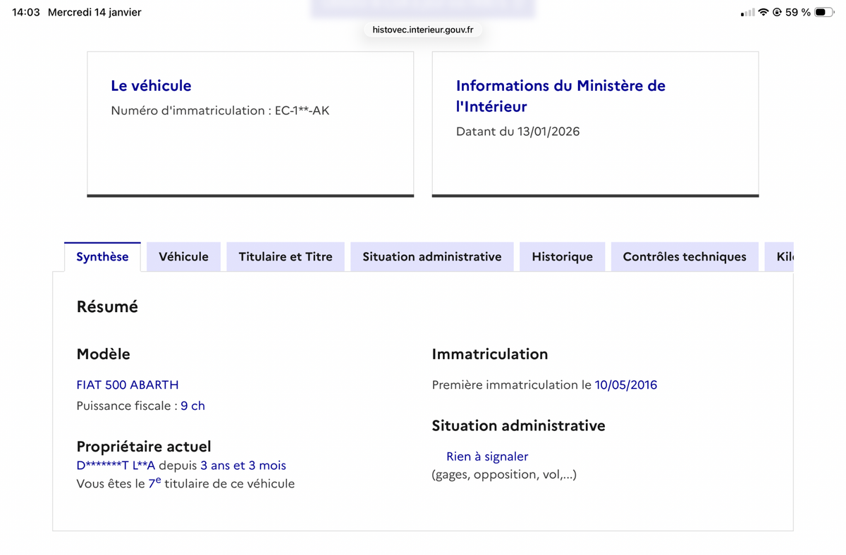 Abarth 595 d'occasion