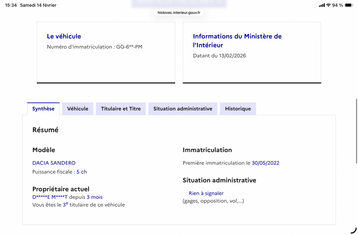 Dacia Sandero d'occasion