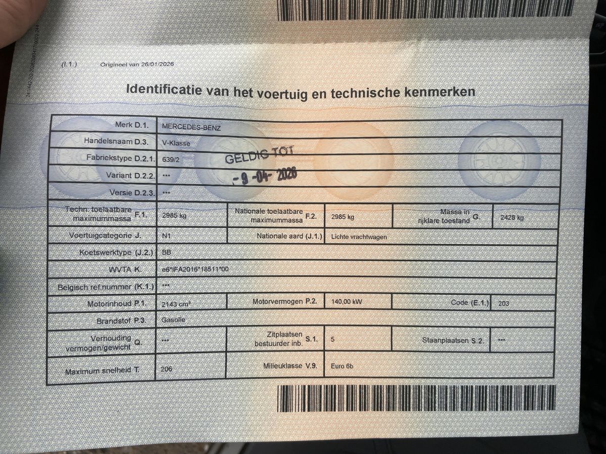 Mercedes-Benz V-Klasse d'occasion