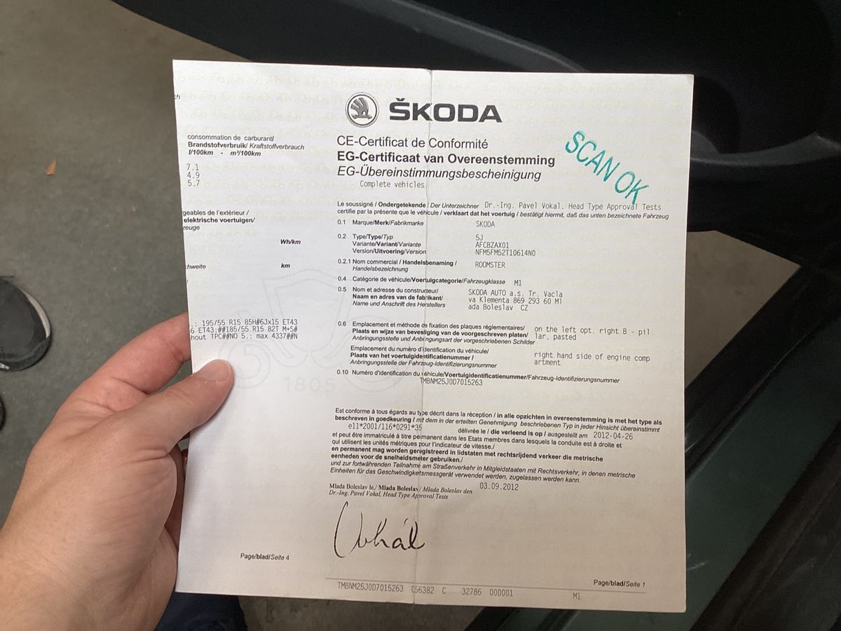 Skoda Roomster 1.2 TSI Active