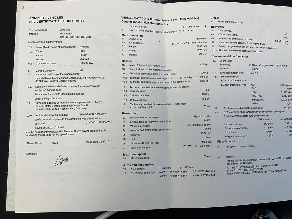 Hyundai i30 d'occasion