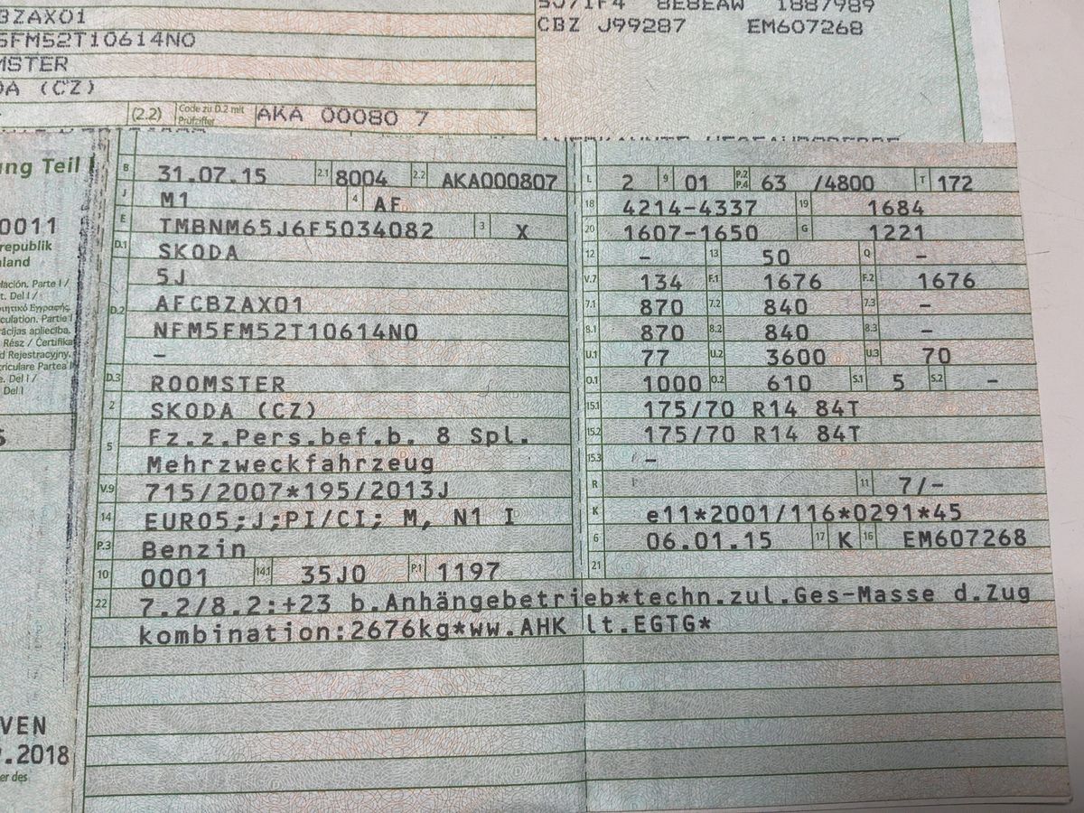 Skoda Roomster d'occasion