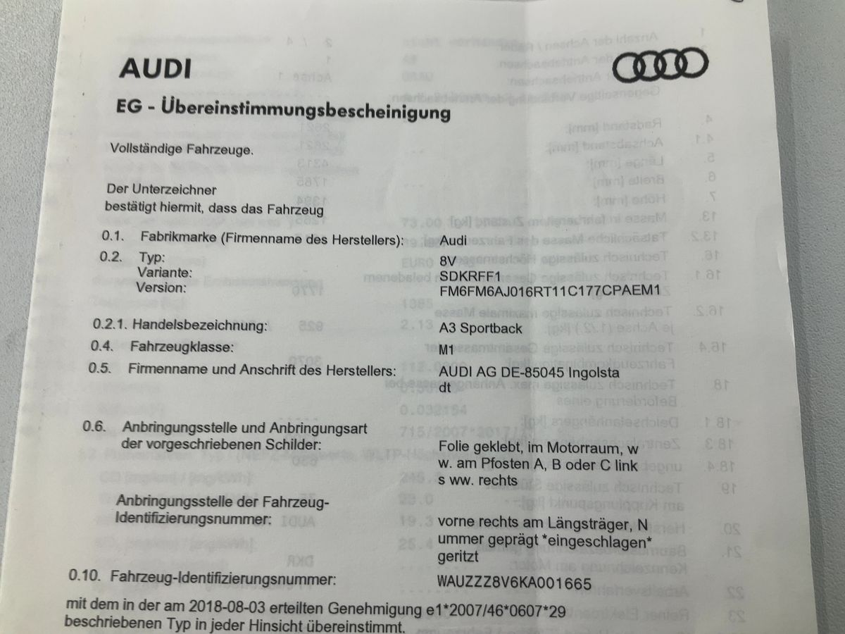 Audi A3 d'occasion