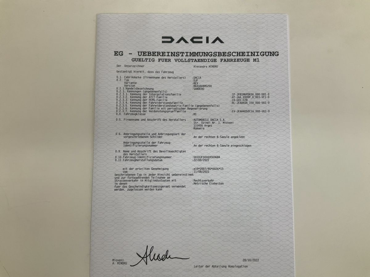 Dacia Sandero d'occasion