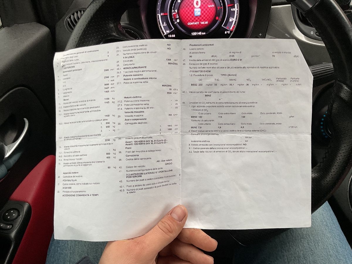 Abarth 595 d'occasion