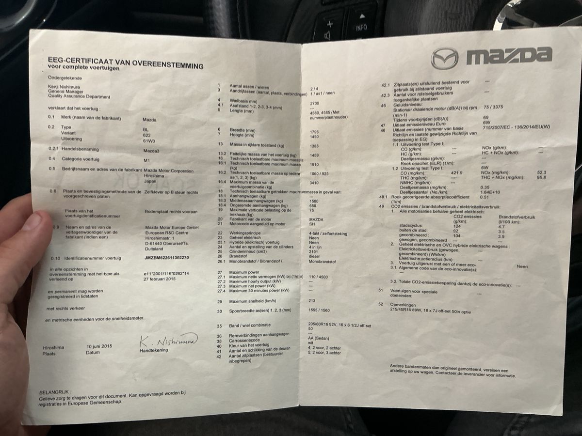 Mazda 3 d'occasion
