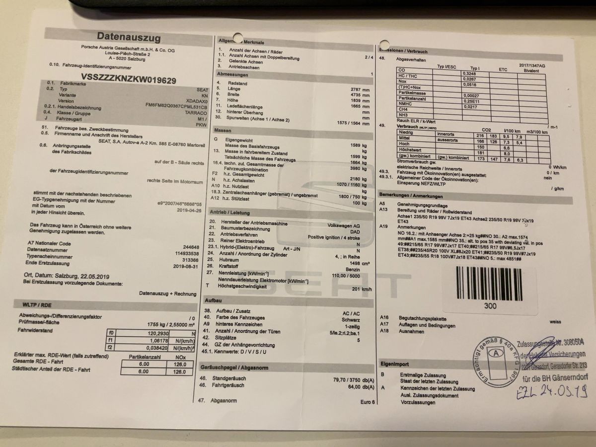 Seat Tarraco d'occasion