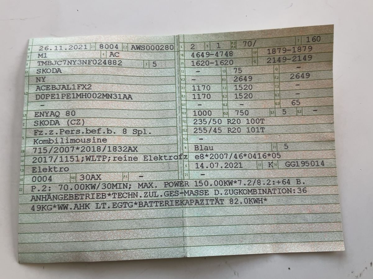 Skoda Enyaq d'occasion