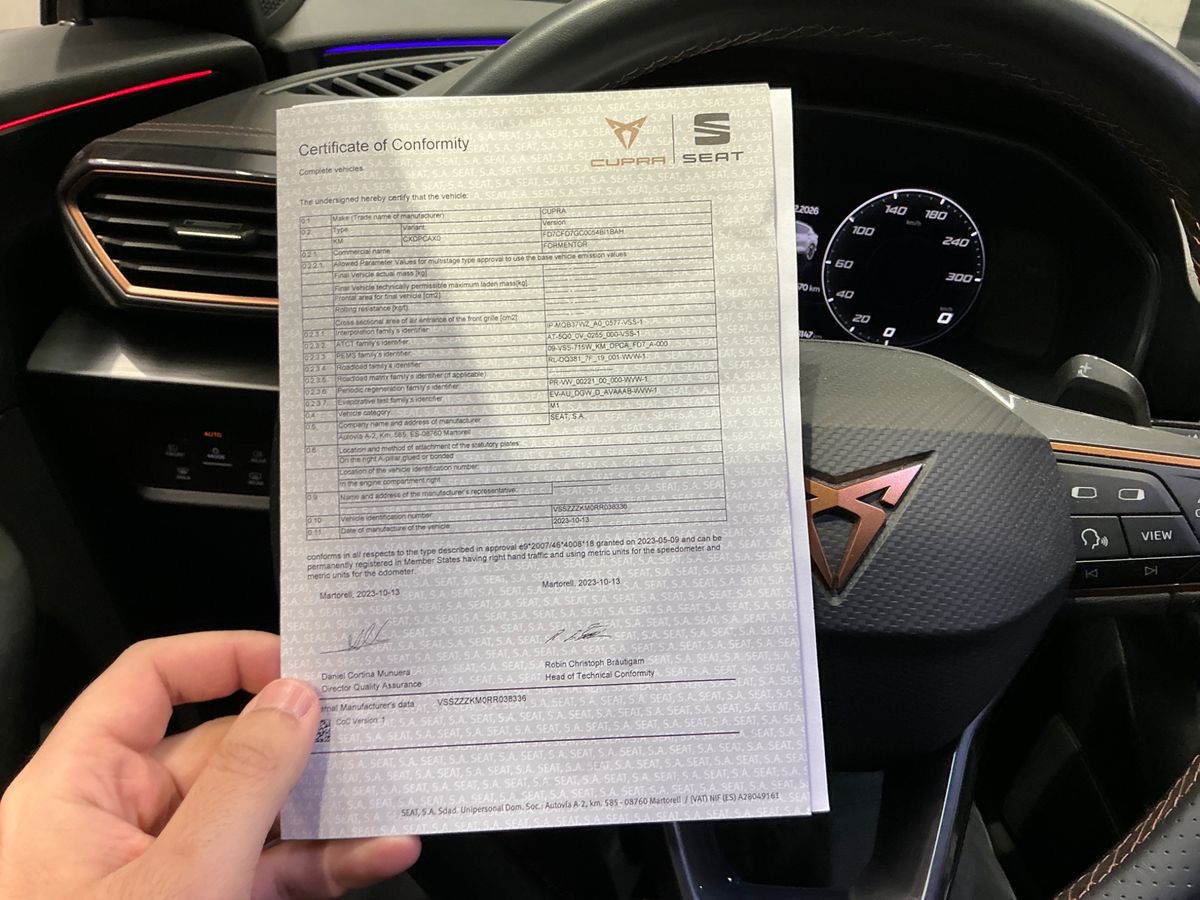 Cupra Formentor d'occasion