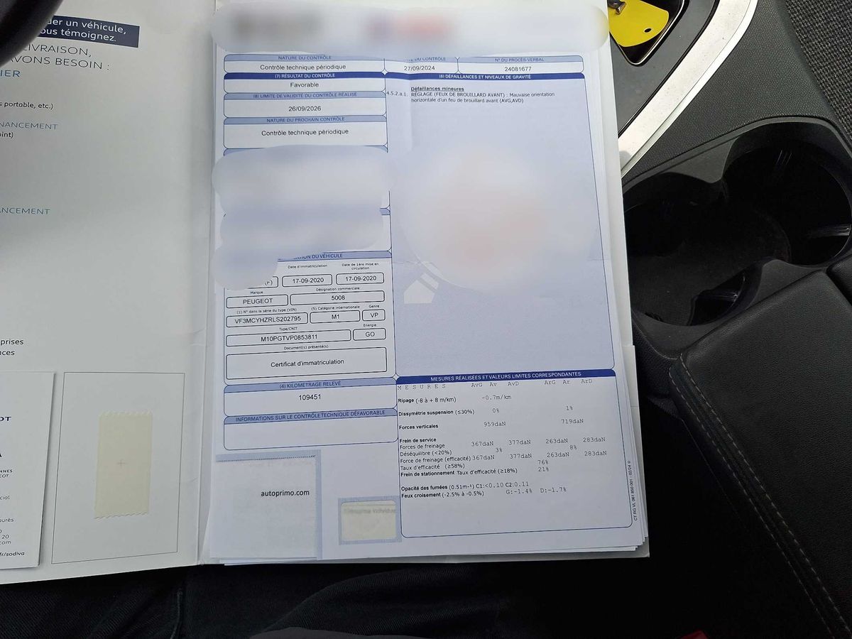 Peugeot 5008 d'occasion