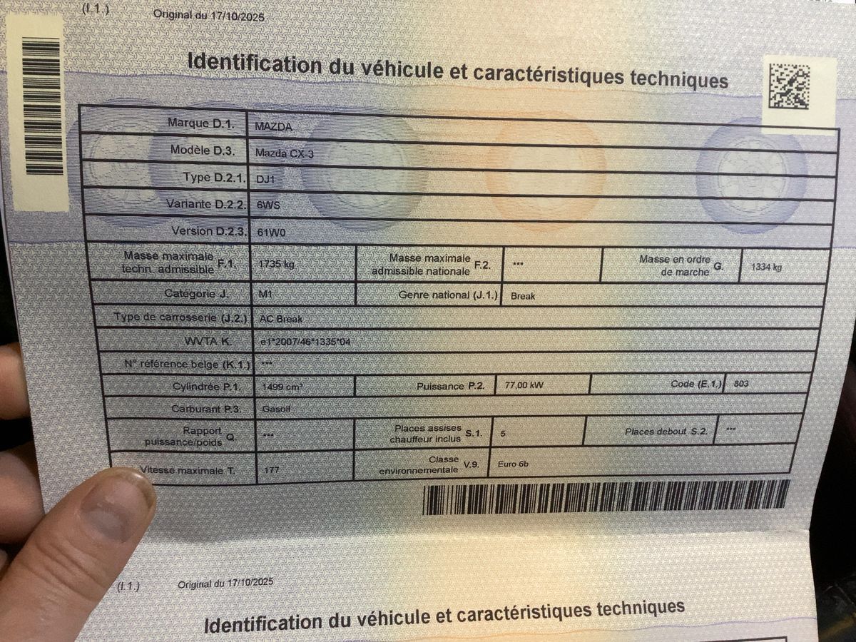 Mazda CX-3 d'occasion