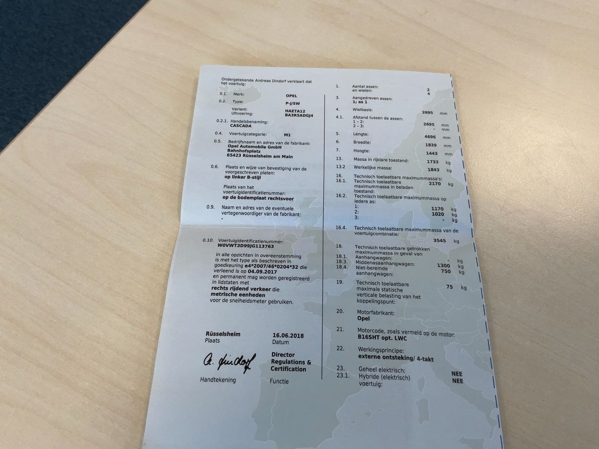 Opel Cascada d'occasion