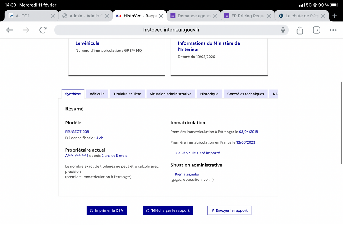 Peugeot 208 d'occasion