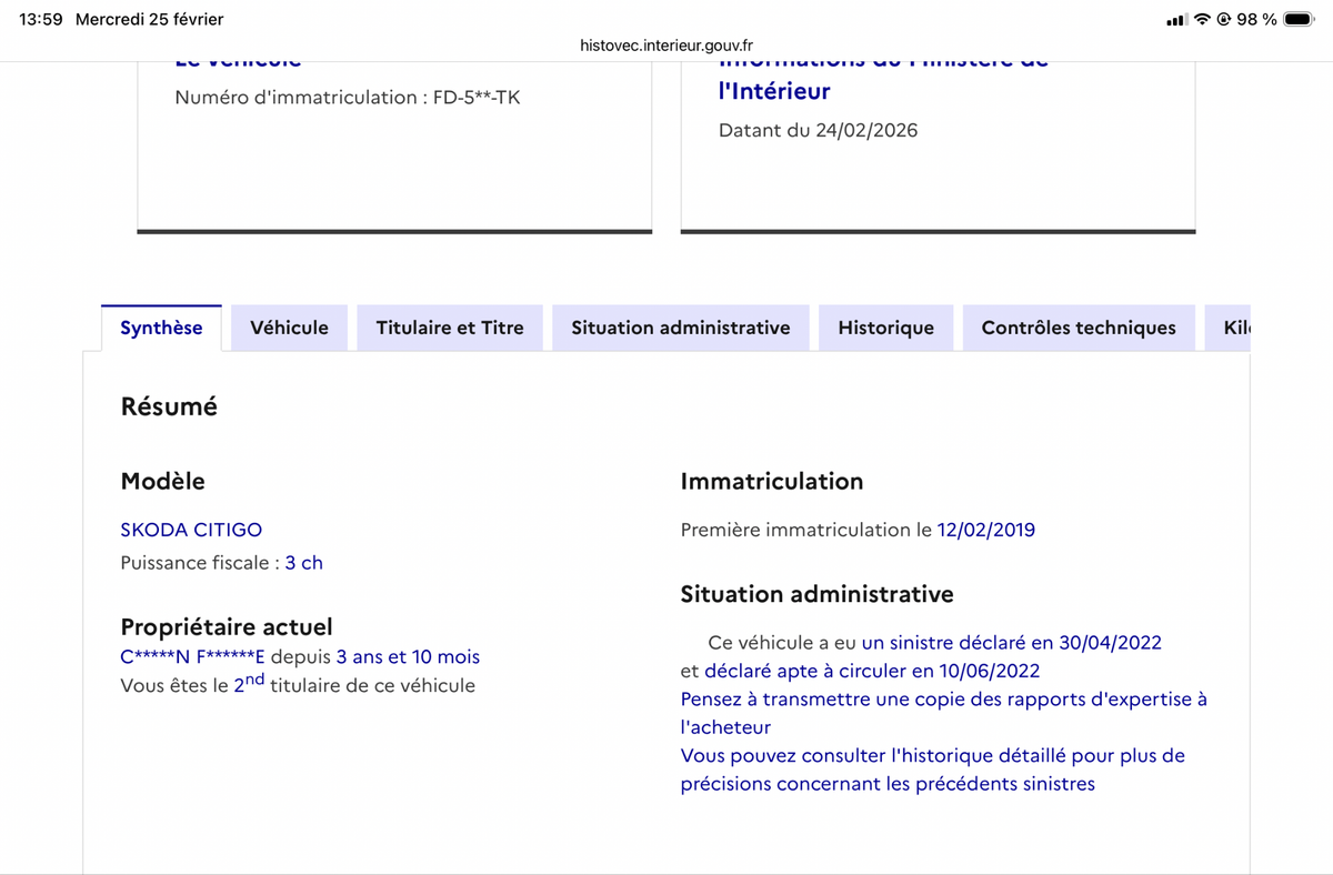 Skoda Citigo d'occasion