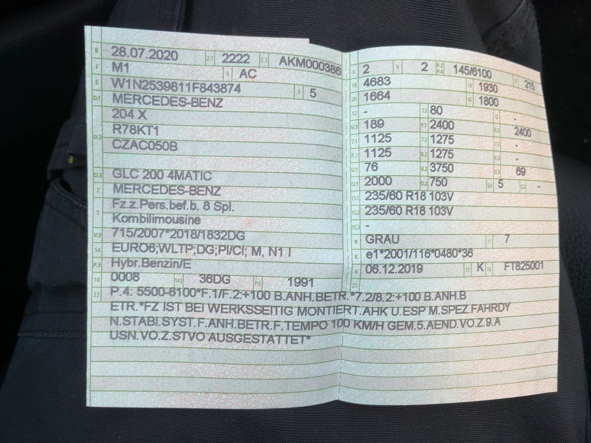 Mercedes-Benz GLC-Klasse d'occasion