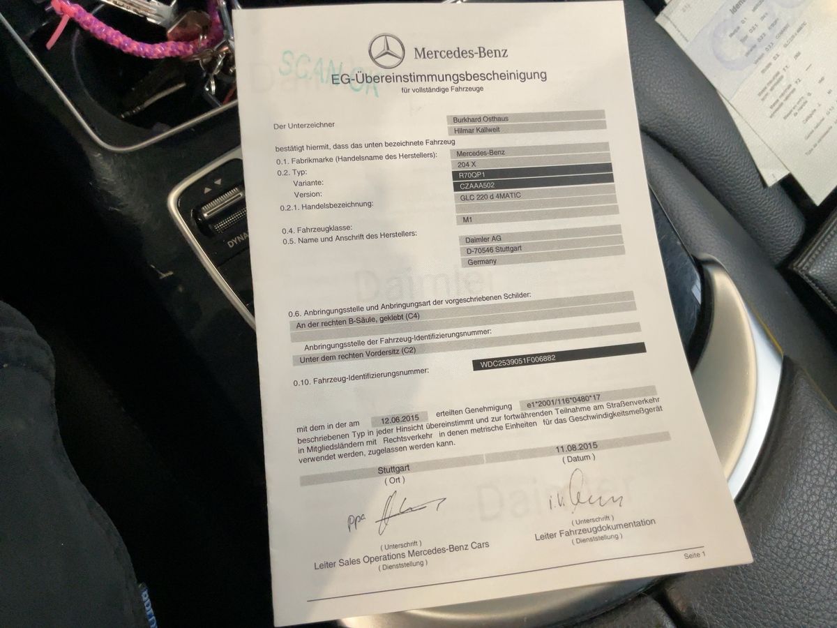 Mercedes-Benz GLC-Klasse d'occasion