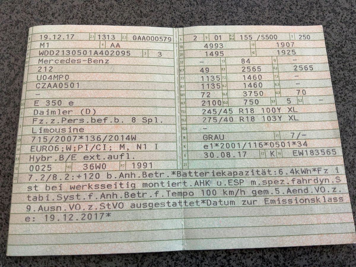 Mercedes-Benz E-Klasse E 350e Avantgarde