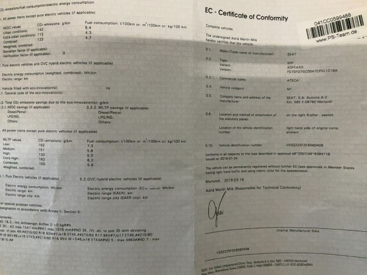 Seat Ateca d'occasion