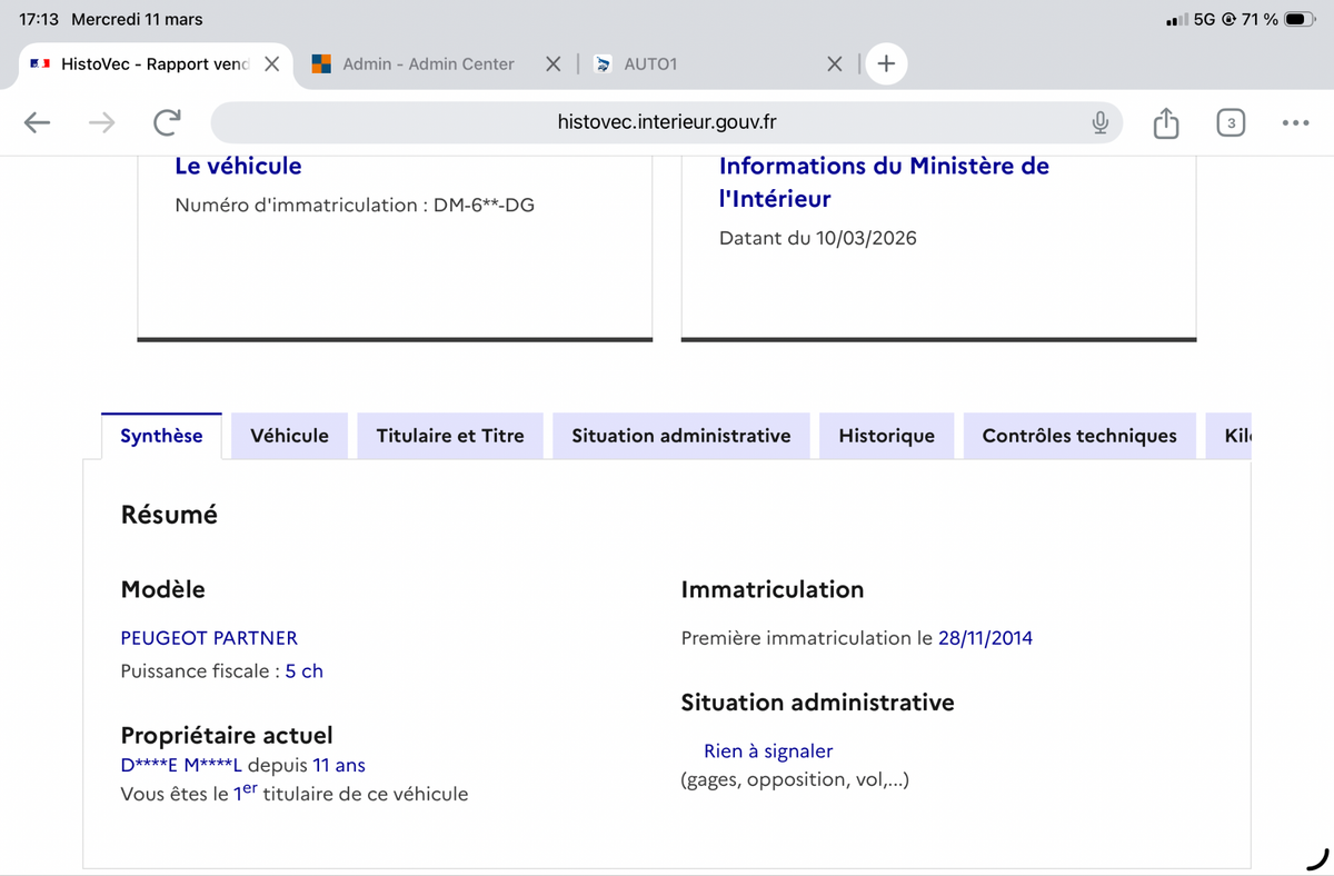 Peugeot Partner d'occasion
