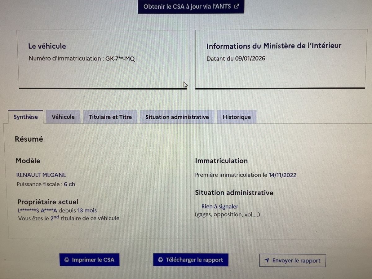 Renault Megane d'occasion