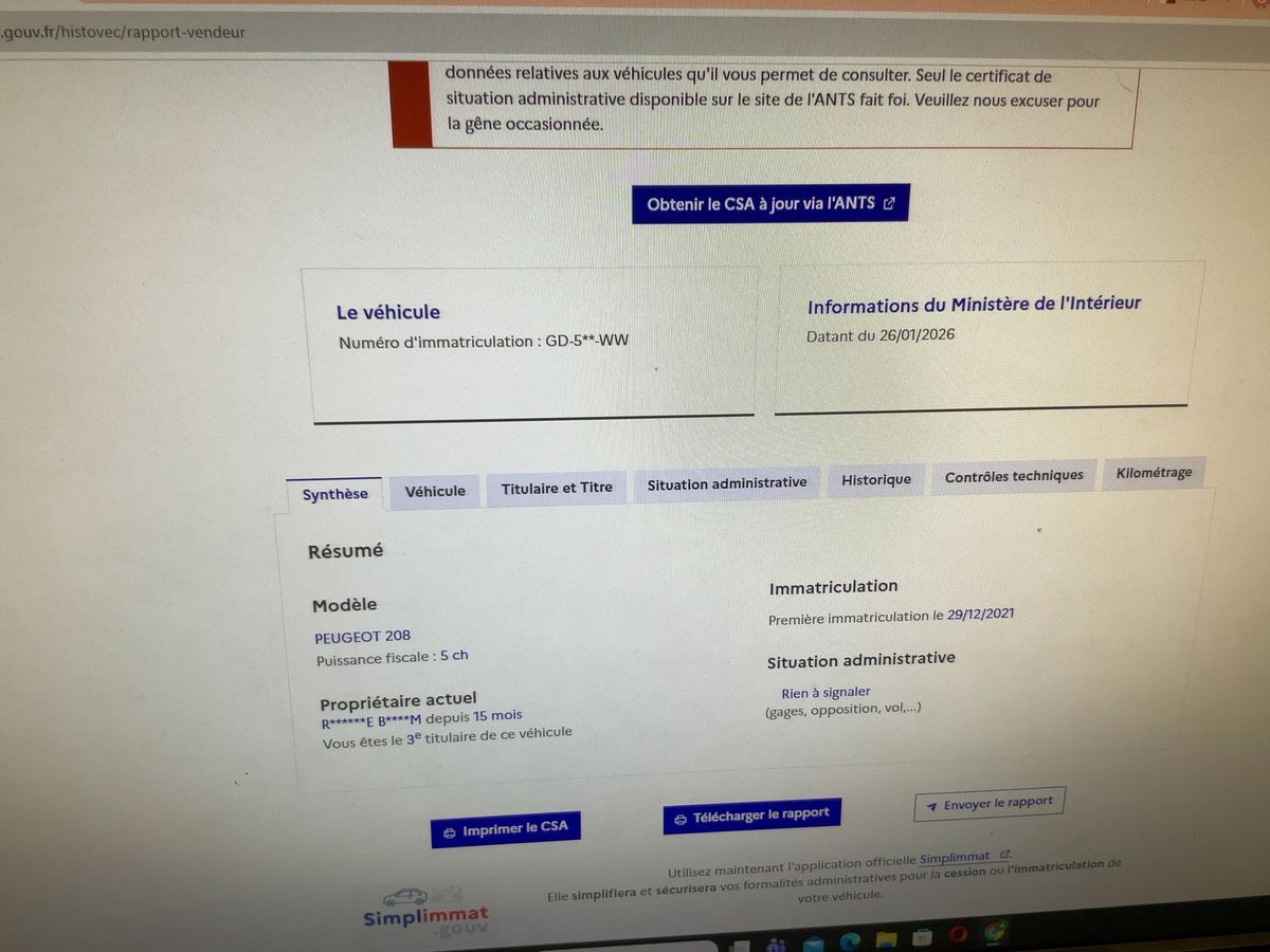 Peugeot 208 d'occasion