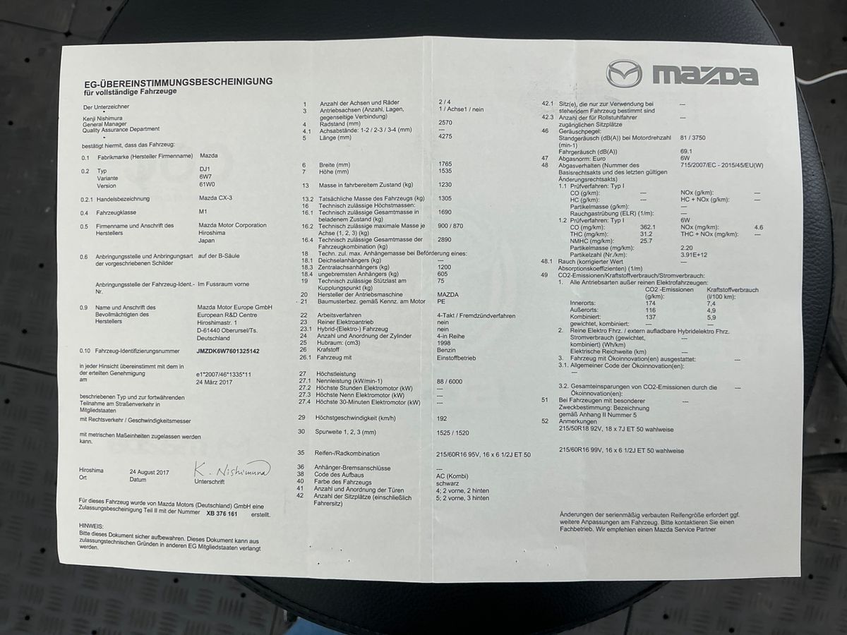 Mazda CX-3 d'occasion