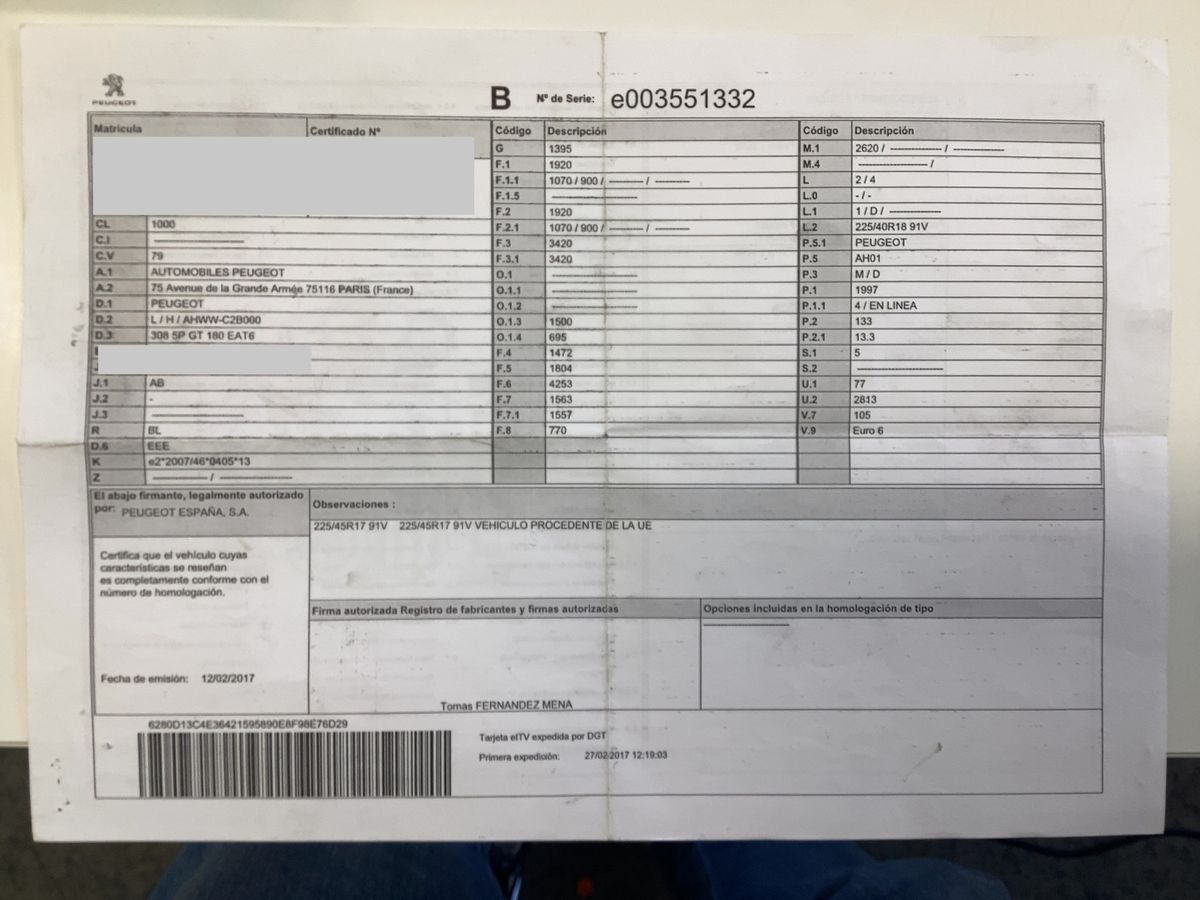 Peugeot 308 d'occasion