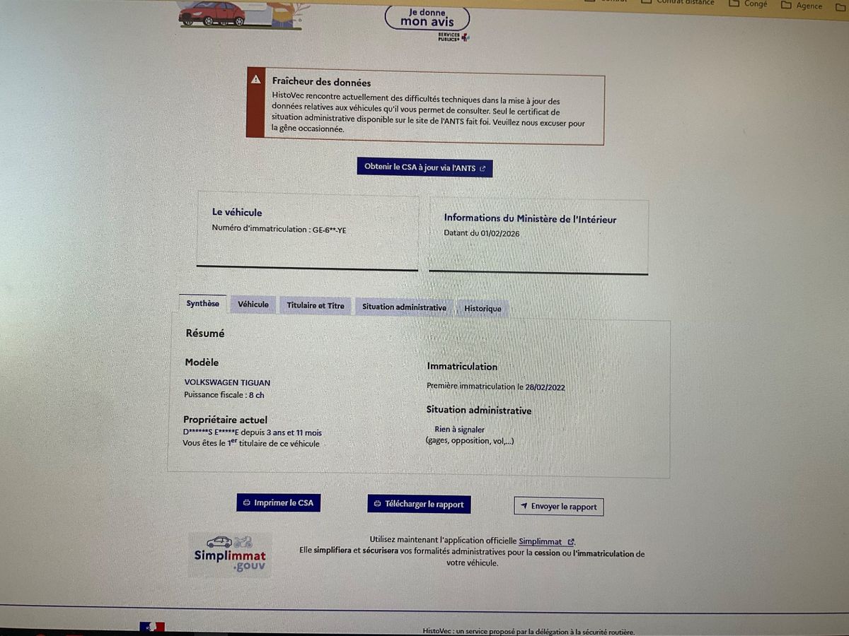 Volkswagen Tiguan d'occasion