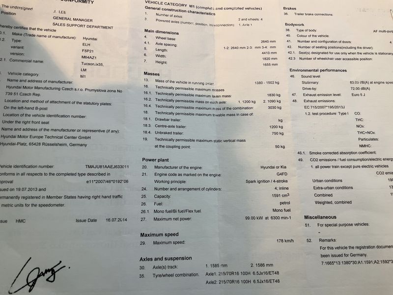 Hyundai ix35 1.6 FIFA World Cup Edition 2WD — zdjęcie 16