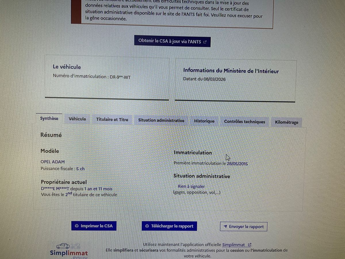 Opel Adam d'occasion