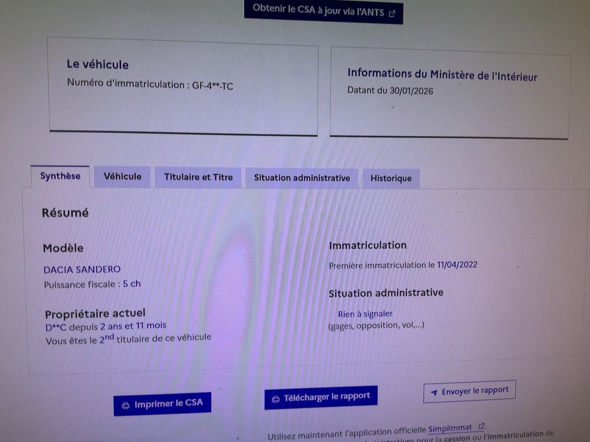 Dacia Sandero d'occasion