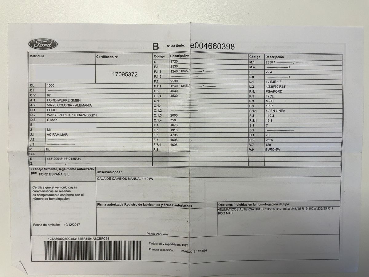 Ford S-Max d'occasion