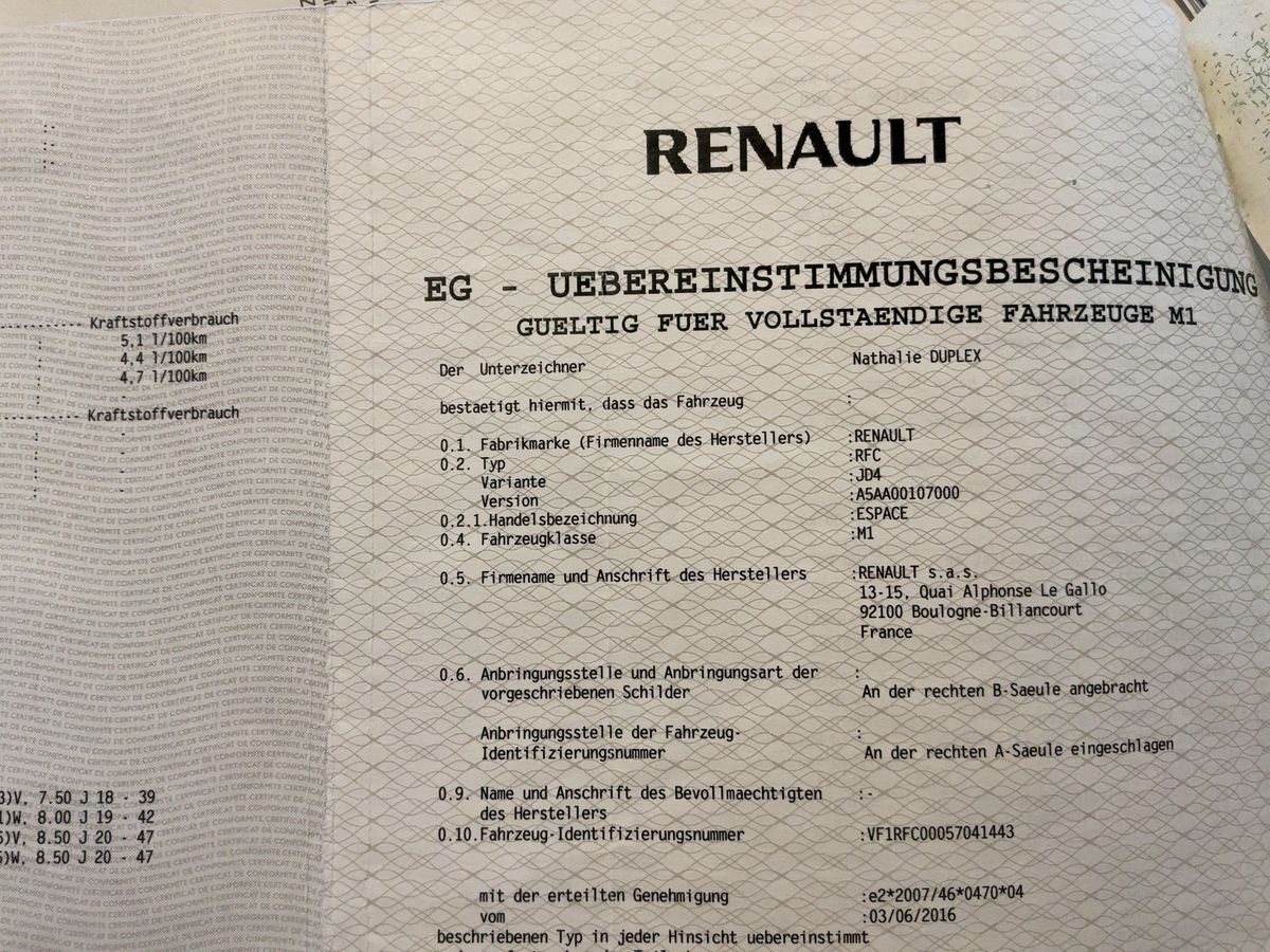 Renault Espace d'occasion