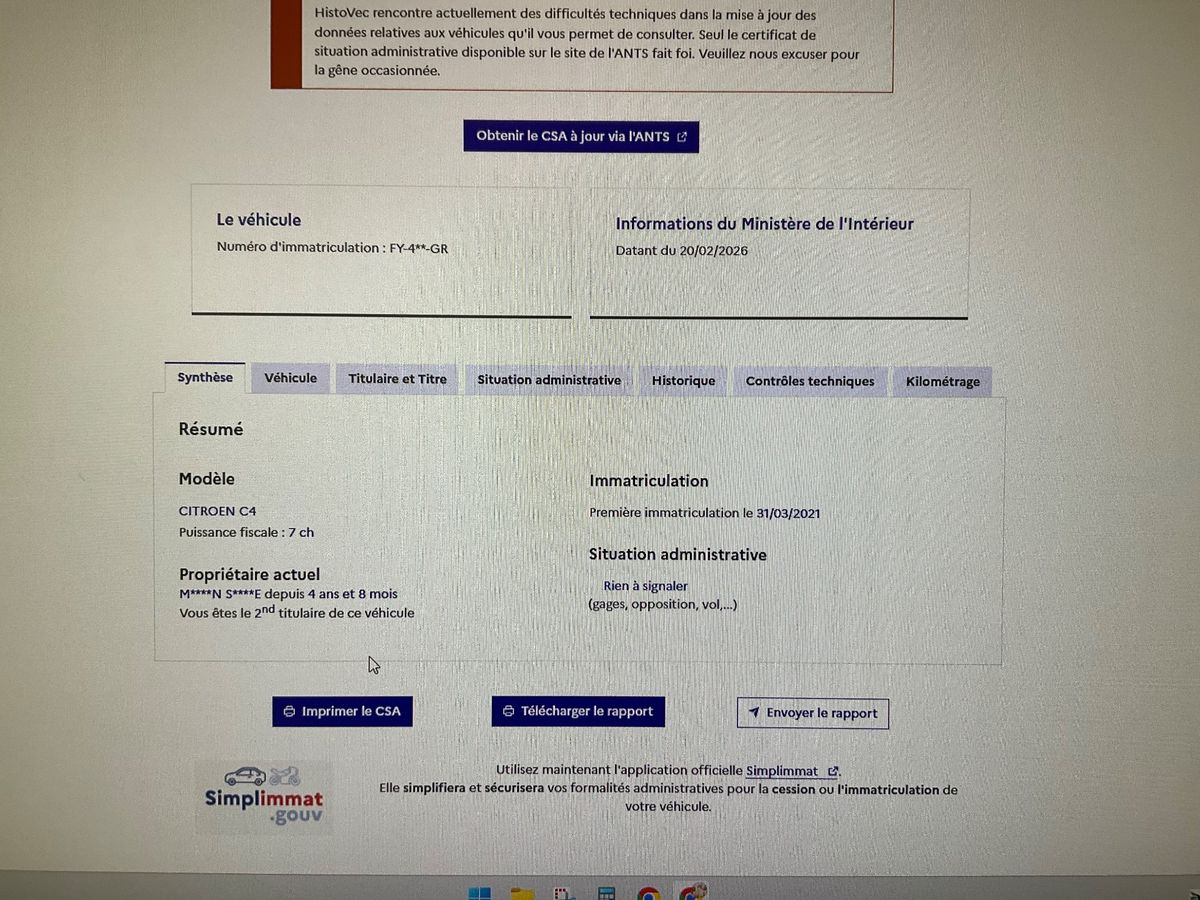 Citroen C4 d'occasion