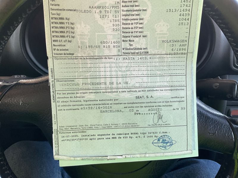 Seat Toledo 1.9 TDI Signo — zdjęcie 6